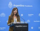 La portavoz Gabriela Cerruti convocó a las familias argentinas a celebrar mañana en la Plaza de Mayo la “fiesta de la democracia”