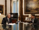 El presidente se reunió con el gobernador de la provincia de Buenos Aires, Axel Kicillof