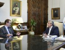 El presidente se reunió con el gobernador de Entre Ríos, Gustavo Bordet