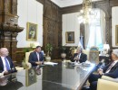 El presidente recibió a los principales referentes de la empresa ExponenciAR