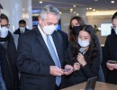 El presidente recorrió hoy el Centro Tecnológico Huawei, su última actividad en China