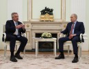 El presidente mantuvo una reunión con su par de Rusia, Vladímir Putin, y acordaron avanzar en reforzar los vínculos bilaterales