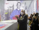 El presidente inauguró un novedoso espacio sensorial en el CCK que abre con un homenaje a Piazzolla