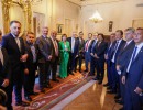 El presidente dialogó con los gobernadores que presentan su visión sobre el Entendimiento con el FMI en el Congreso