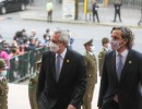 El presidente llegó al Congreso Nacional de Chile para participar de la ceremonia de traspaso de mando a Gabriel Boric Font