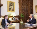 El presidente recibió al gobernador de Tierra del Fuego, Gustavo Melella