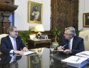 El presidente recibió al embajador argentino en Estados Unidos, Jorge Argüello