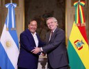 El presidente recibió a su par de Bolivia, Luis Arce, en la Casa Rosada y mantienen una reunión bilateral