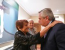 El presidente compartió un encuentro con Taty Almeida  