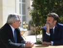 El presidente Alberto Fernández mantuvo un encuentro bilateral con su par de Francia, Emmanuel Macron