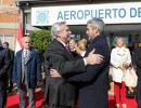 El presidente llegó a Paraguay, donde recorrerá las obras de ampliación de la Central Hidroeléctrica Yacyretá