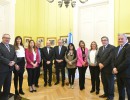 El presidente recibió a los representantes del Parlamento Patagónico