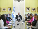 El presidente recibió a los representantes del Parlamento Patagónico