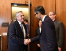 El presidente Alberto Fernández mantuvo un encuentro con el CEO de Google, Sundar Pichai