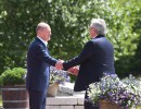 El presidente llegó al complejo de Schloss Elmau para participar de la Cumbre del G7