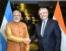 El presidente mantuvo una reunión bilateral con Narendra Modi, primer ministro de India