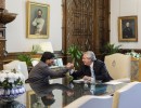 El presidente recibió al ex mandatario de Bolivia, Evo Morales