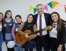 El presidente inauguró un Espacio de Primera Infancia en General Rodríguez