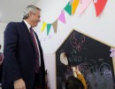 El presidente inauguró un Espacio de Primera Infancia en General Rodríguez