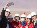 El presidente recorrió el proyecto minero de litio Tres Quebradas en Catamarca