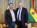 El presidente Alberto Fernández se reunió en Bogotá con su par de Bolivia, Luis Arce