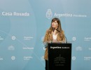 “Estamos ordenando el programa de gastos y las cuentas fiscales para dar certidumbre”, destacó Cerruti