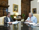 El presidente recibió al ministro de Economía, Sergio Massa