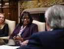 El presidente recibió a la directora de la Organización Panamericana de la Salud, Carissa Etienne