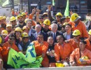 El presidente Alberto Fernández recorrió las obras de extensión y conexión de la línea Belgrano Sur