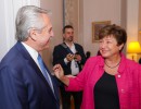 La reunión entre Alberto Fernández y Kristalina Georgieva fue muy positiva, destacó Argüello