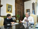 El presidente se reunió con el gobernador de la provincia de Buenos Aires, Axel Kicillof