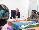 El presidente se reunió con representantes de comunidades mapuches de Neuquén