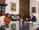 Alberto Fernández recibió a la nueva ministra de Trabajo