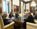 El presidente recibió a Mariano Jabonero, secretario general de la OEI