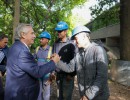 El presidente recorrió las obras de restauración y puesta en valor de un museo histórico en Mar del Plata