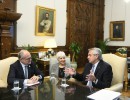 El presidente se reunió con el alcalde de la ciudad de Roma, Roberto Gualtieri