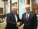 El presidente se reunió con el alcalde de la ciudad de Roma, Roberto Gualtieri