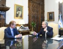 El presidente  se reunió con el gobernador de Entre Ríos Gustavo Bordet