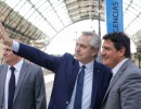 El presidente inauguró la renovación del techo vidriado de la estación de tren de La Plata