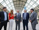 El presidente inauguró la renovación del techo vidriado de la estación de tren de La Plata