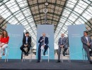 El presidente inauguró la renovación del techo vidriado de la estación de tren de La Plata