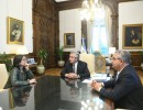 El presidente se reunió con el gobernador de Catamarca, Raúl Jalil