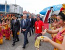 El presidente llegó a Bali para participar de la Cumbre del G20