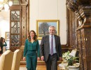 El presidente recibió a la ministra de Igualdad del Gobierno de España, Irene Montero