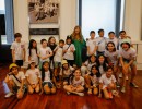 Gabriela Cerruti recibió al Consejo de niños y niñas de Pakapaka