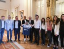 El presidente recibió al gobernador de San Luis, próxima sede del Mundial de Pelota Vasca 2026