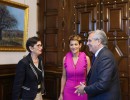 Alberto Fernández recibió a la presidenta del Gobierno de Navarra