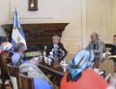 El presidente recibió a integrantes de la comunidad Mapuche del territorio Williche