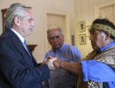 El presidente recibió a integrantes de la comunidad Mapuche del territorio Williche