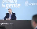 El presidente anunció un Refuerzo Alimentario en 33 partidos del Conurbano bonaerense